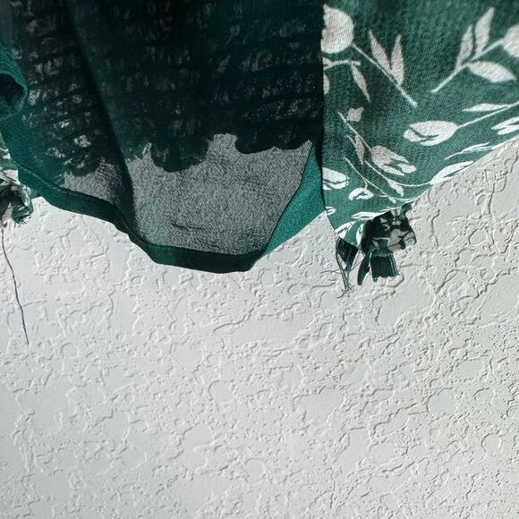 Reformation Lisbon Suzanna Ruffle Shoulder Top Size 10 - Picture 4 of 10